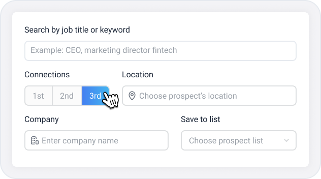 Вбудований пошук у LinkedIn