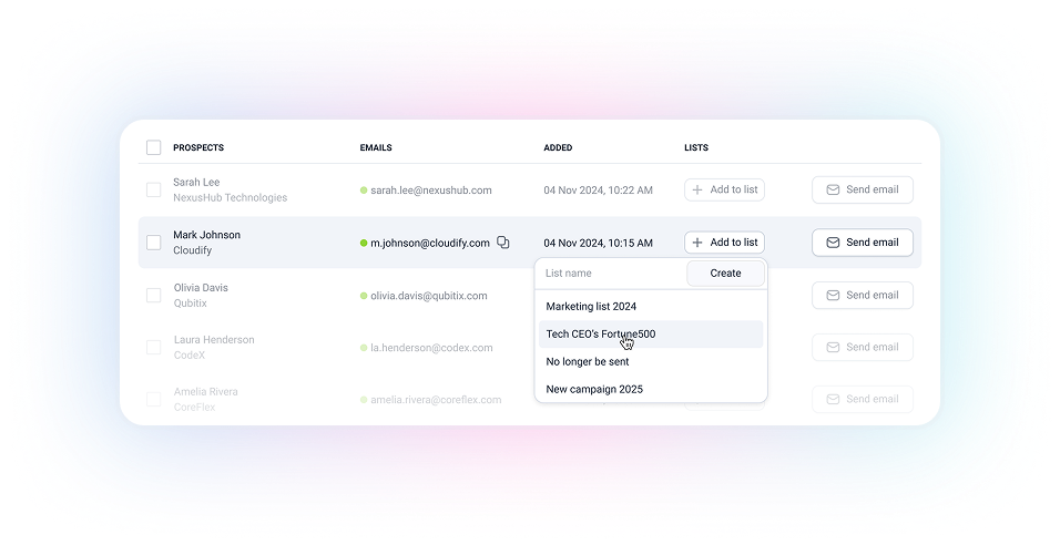 section presentation