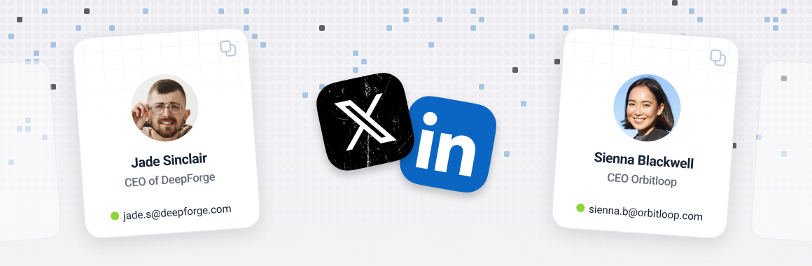Profile na LinkedInie lub X