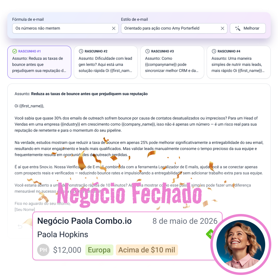 Transforme e-mails em campanhas