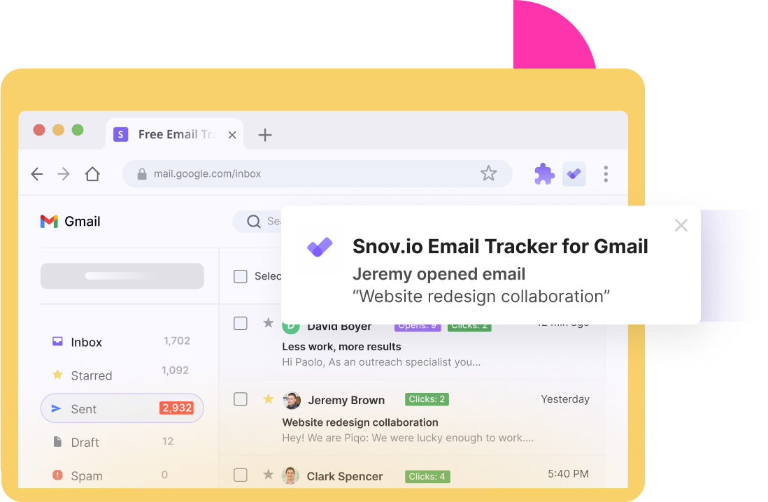 Recibe notificaciones de escritorio de Gmail en tiempo real