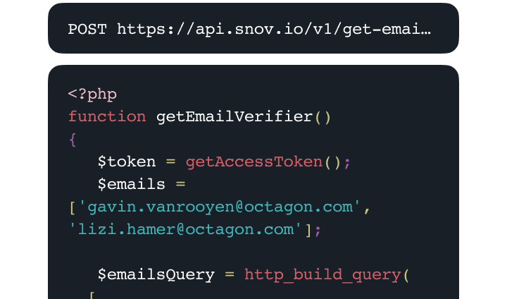 Intégrez un processus de validation en 7 étapes dans votre application via l'API Email Verifier