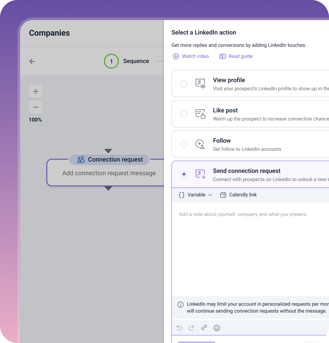 Snov.io multichannel sequences — automated email and LinkedIn outreach