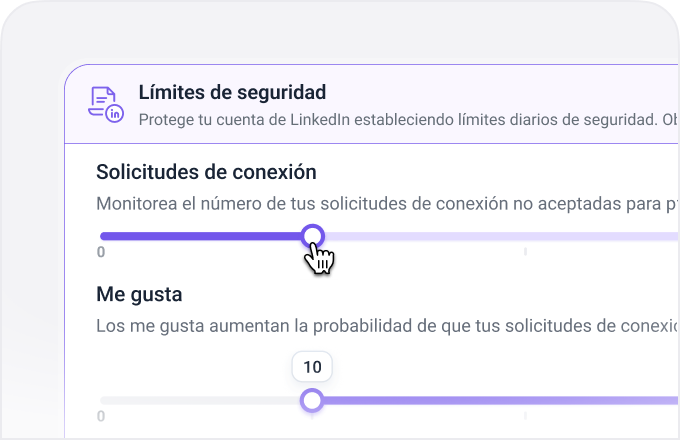 Configurable activity limits