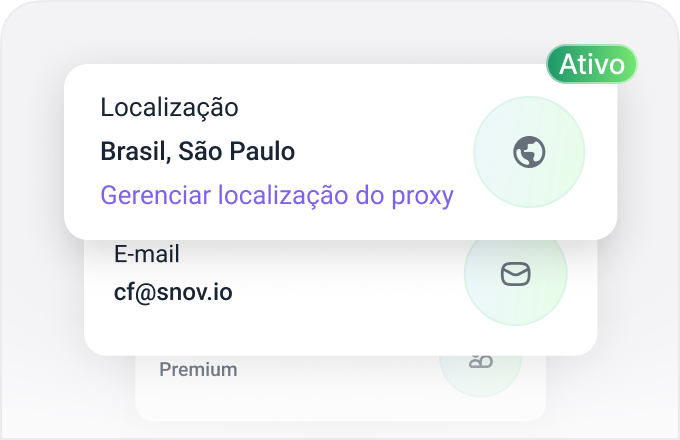 Dedicated proxy per account