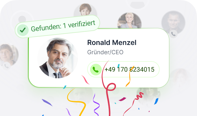 Verifizierte Telefonnummern erhalten