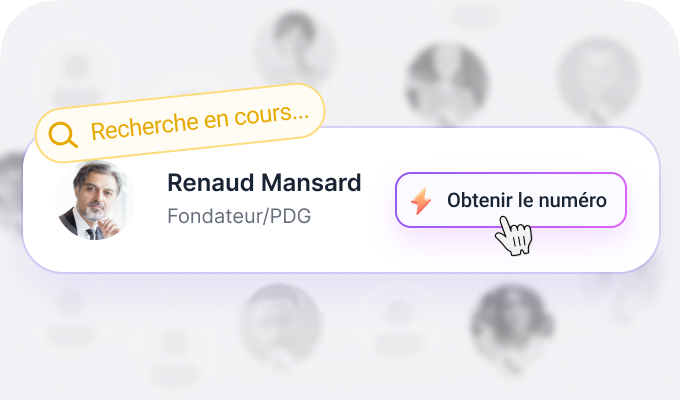 Lancez la recherche du numéro de téléphone