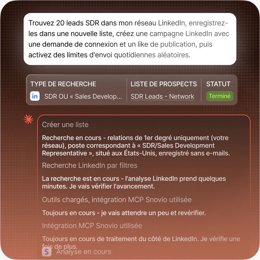 Lancez votre prospection LinkedIn