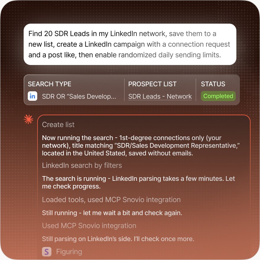 Run LinkedIn outreach