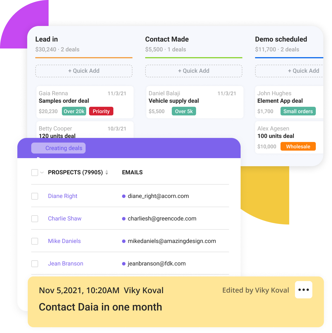 Organize seu pipeline de vendas com <span>o CRM certo</span>