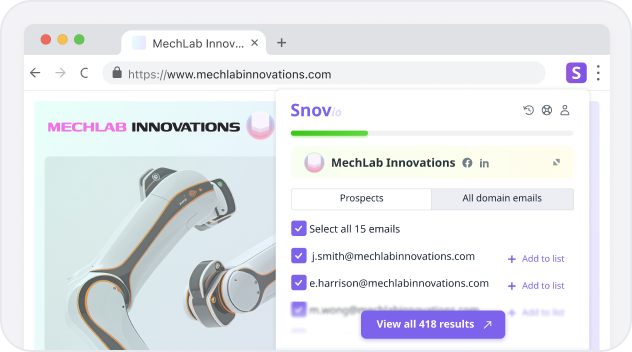 Розширення Email Finder для Chrome