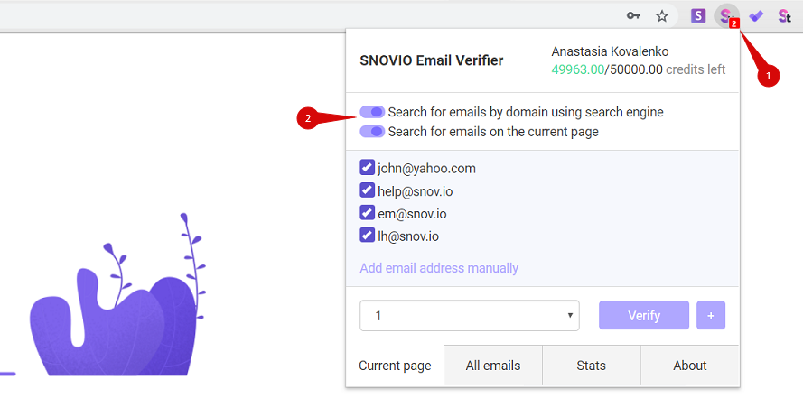 Snov.io Email Verifier