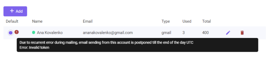 gmail error