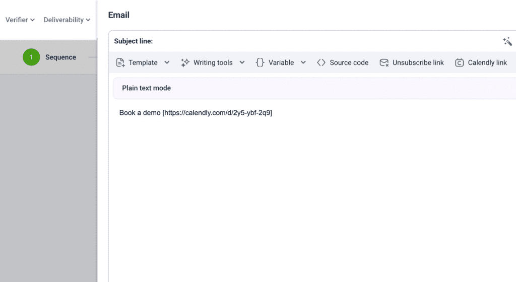 Link tracking and unsubscribes