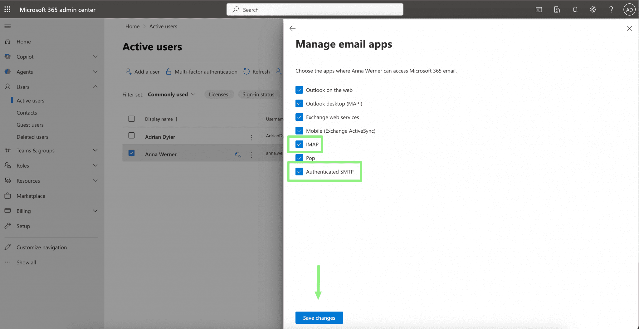 Snov.io - How to enable SMTP and IMAP access for Microsoft accounts