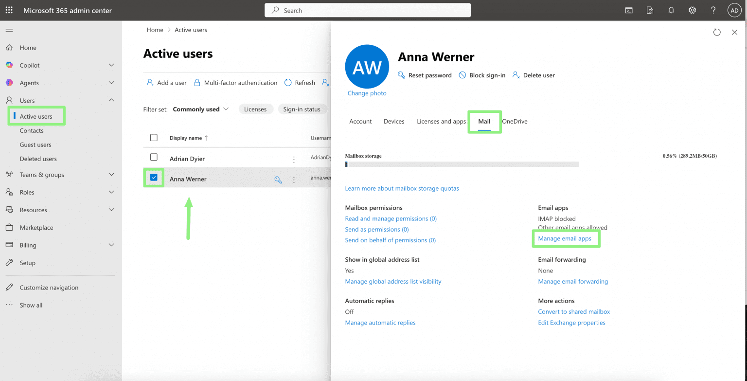 Snov.io - How to enable SMTP and IMAP access for Microsoft accounts