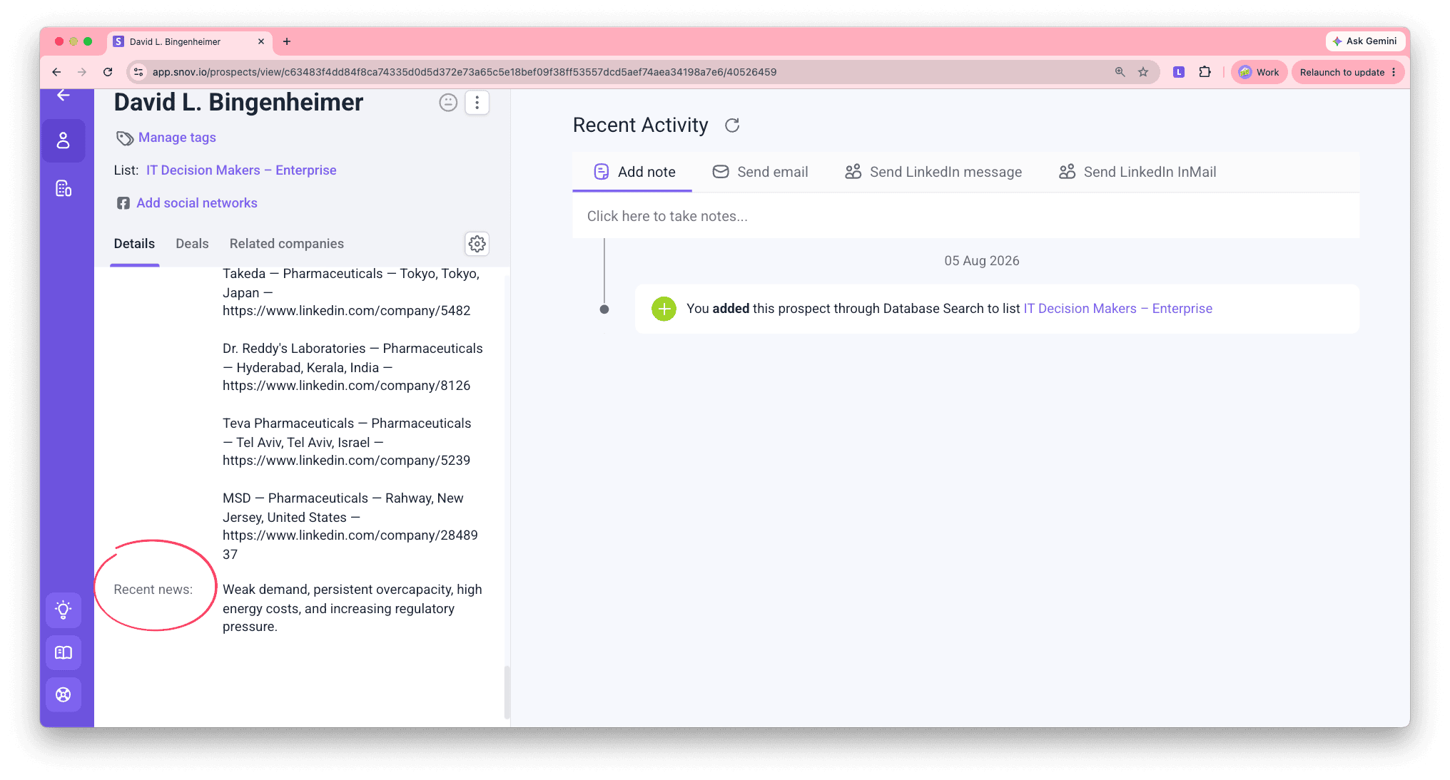 Snov.io - How to enrich prospects with web data using AI