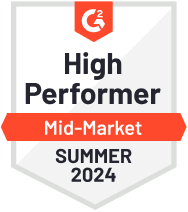 High Performer Mid-market award image